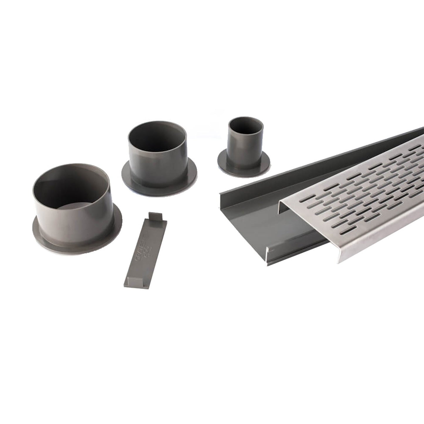 Modular Brick Pattern Drain Kit - Grey