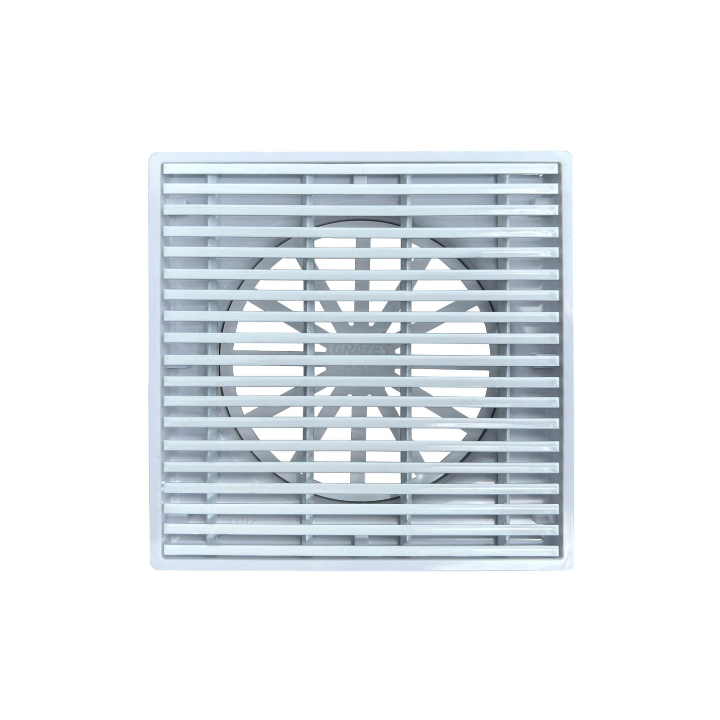 Slim Wedge Wire Point Drain 90mm Outlet - White
