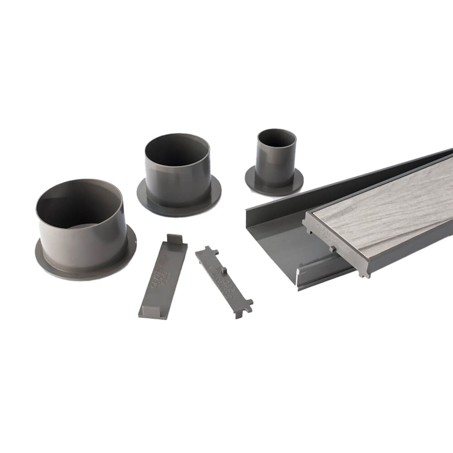Modular Tile Insert Drain Kit - Grey