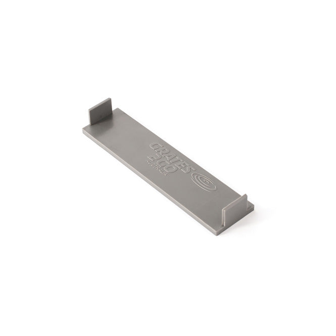 Modular Base Channel End Caps Grey | Grates 2 Go – Grates 2 Go Modular