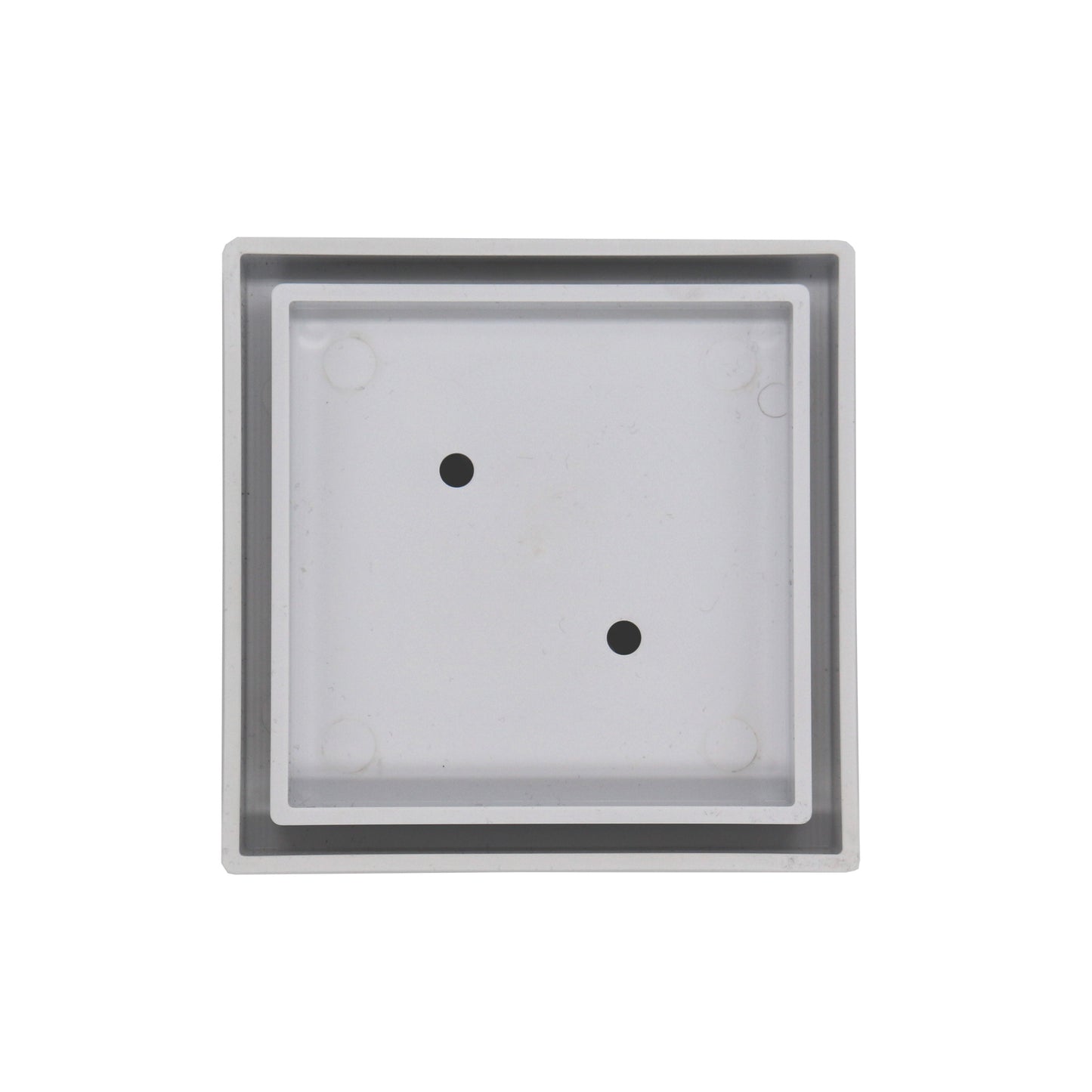 UPVC Smart Tile Point Drain 90mm Outlet - White